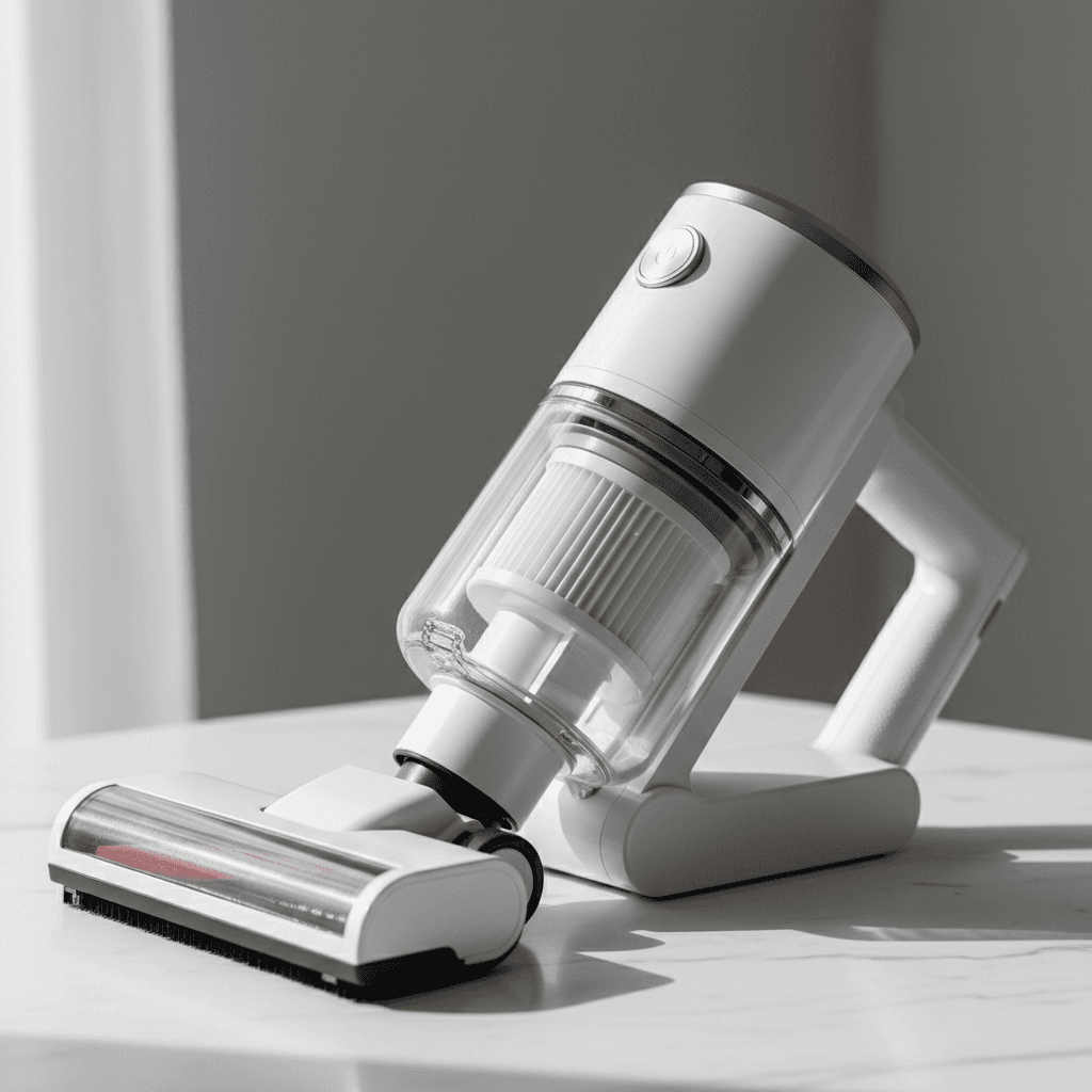 Cordless handheld vacuum cleaner with attachments